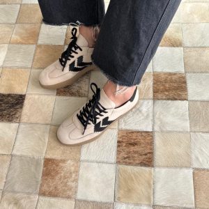 Tênis Baviera Nobuck Off White